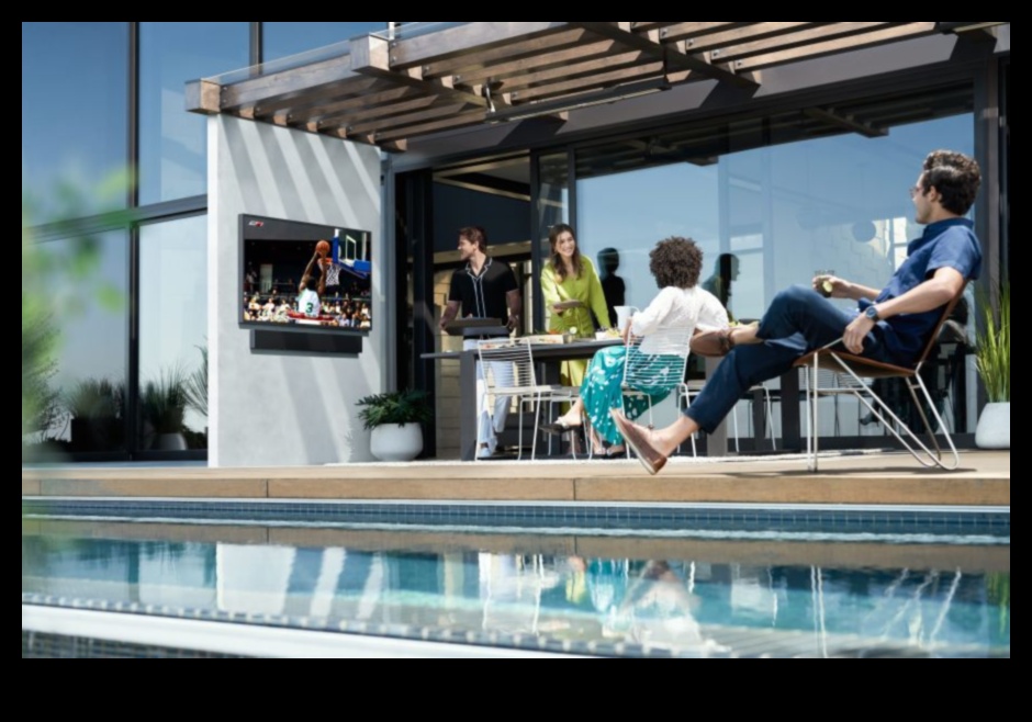 Āra oāze: laikapstākļiem izturīgi televizori brīvdabas izklaidei