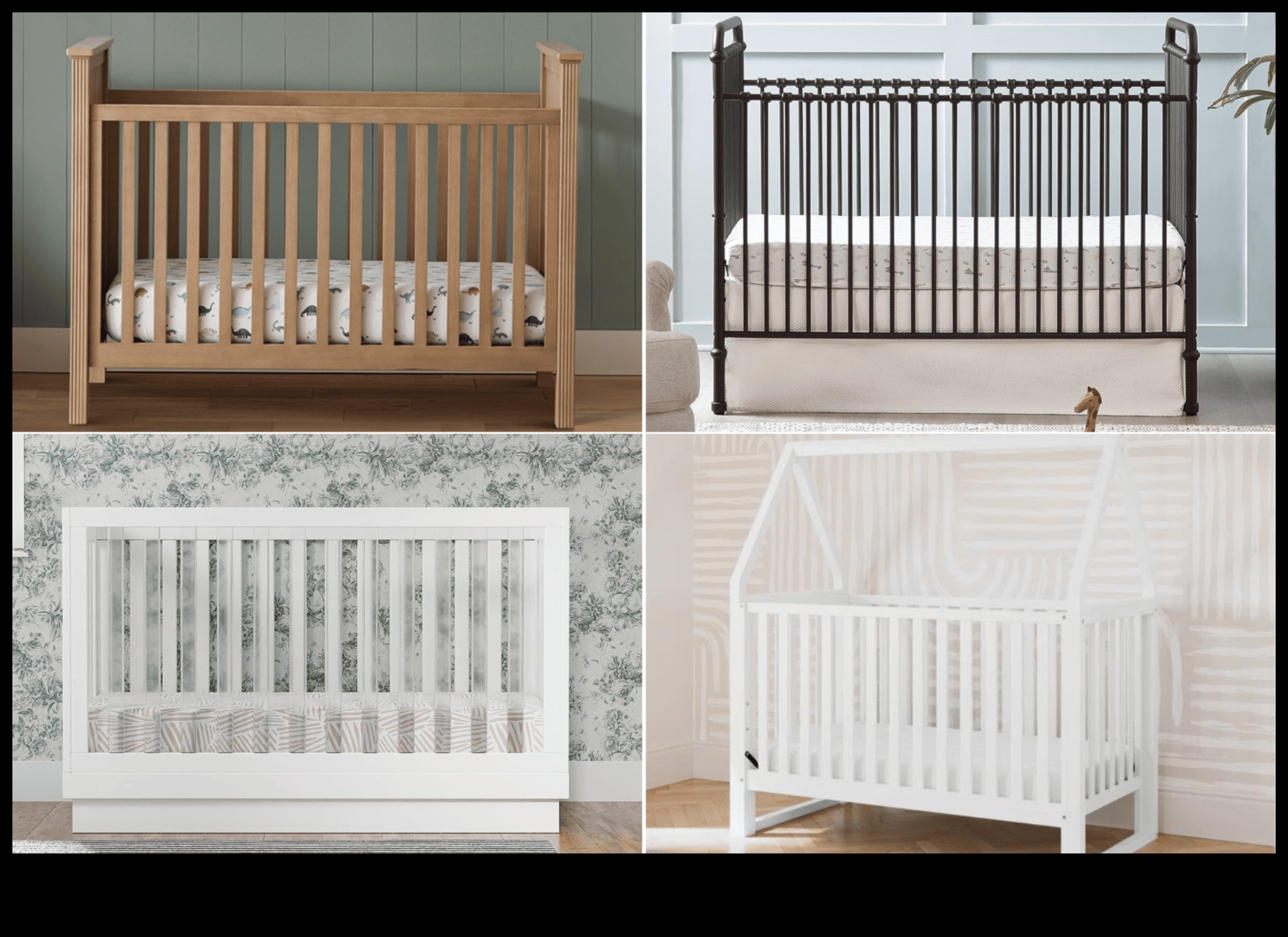 Eleganta gultiņas: stilīgas guļamtelpas modernai mazuļa attīstībai