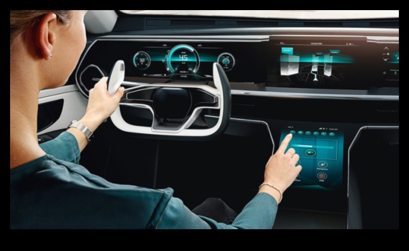 Viedie ekrāni uz riteņiem: automašīnā iebūvēta displeja elektronika maksimālai ērtībai