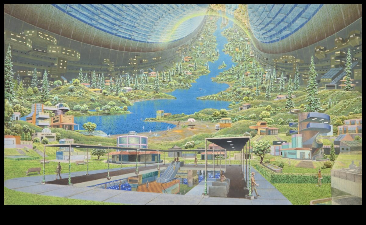 Ilgtspējīgu perspektīvu izstrāde: māksla, izmantojot dažādus zaļās tehnoloģijas objektīvus