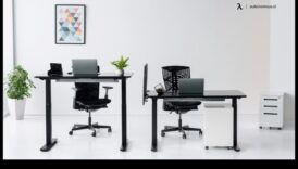 Viedās mēbeles: biroja elektronika integrēta stilīgās mēbelēs