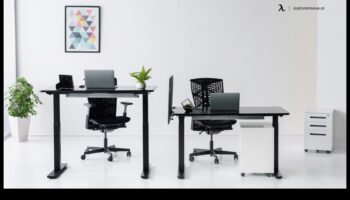 Viedās mēbeles: biroja elektronika integrēta stilīgās mēbelēs