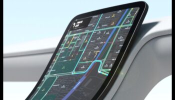 Viedie ekrāni uz riteņiem: automašīnā iebūvēta displeja elektronika maksimālai ērtībai